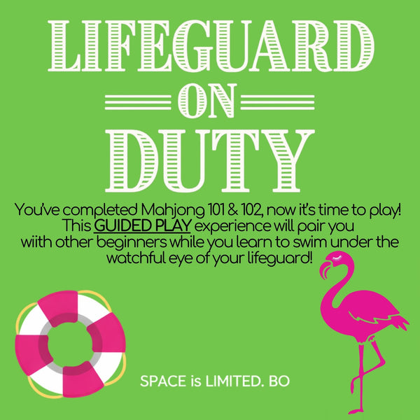 Mahjong Lesson Guided Play - Lifeguard On Duty