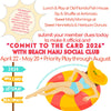 Beach Mahj Social Club Member Dues