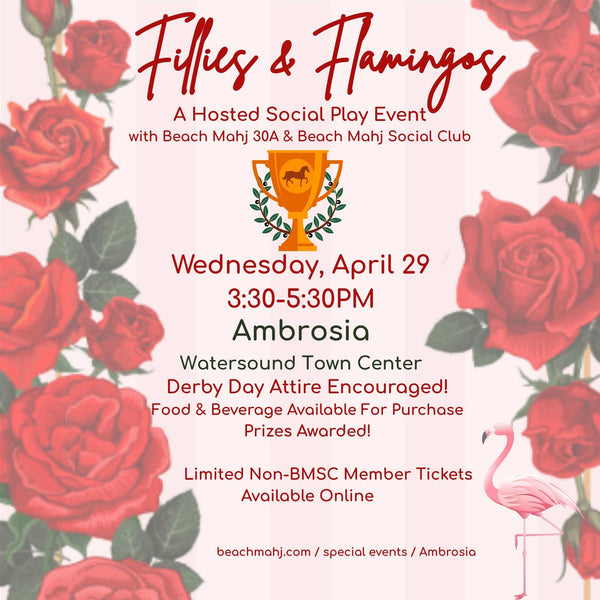 Hosted Social Play With Beach Mahj @ Ambrosia 30A 3:30pm - 5:30pm